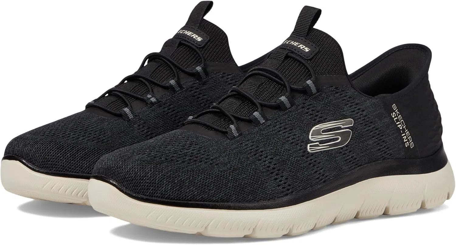 Skechers, Summits Key Pace, кроссовки без застежек для мужчин, Black
