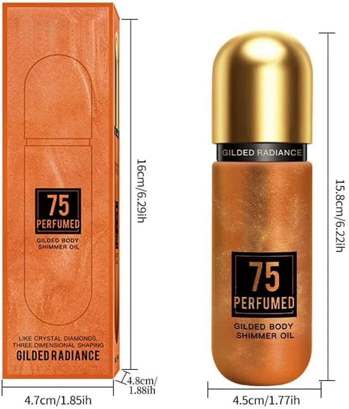 Хайлайтер для лица и тела Fragrance Body Glow Oil, 150 мл Generic — фото 4
