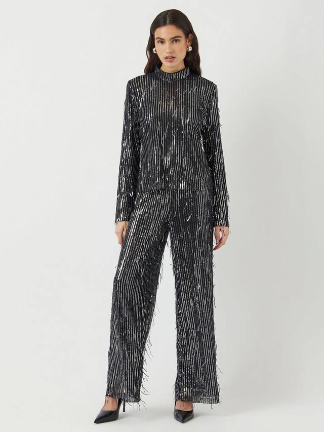 

Топ Lantra с пайетками YAS, Black