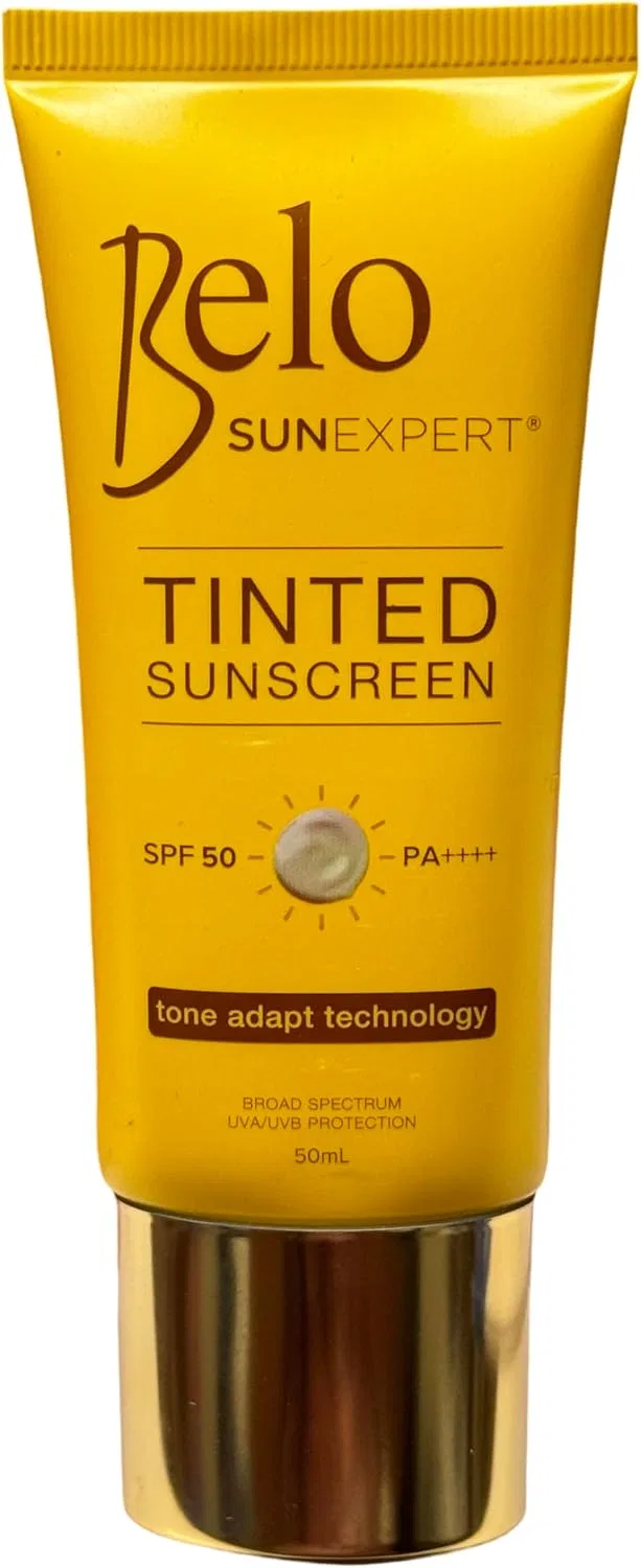 Тонированный солнцезащитный крем BELO SPF50 PA++++ 50 мл