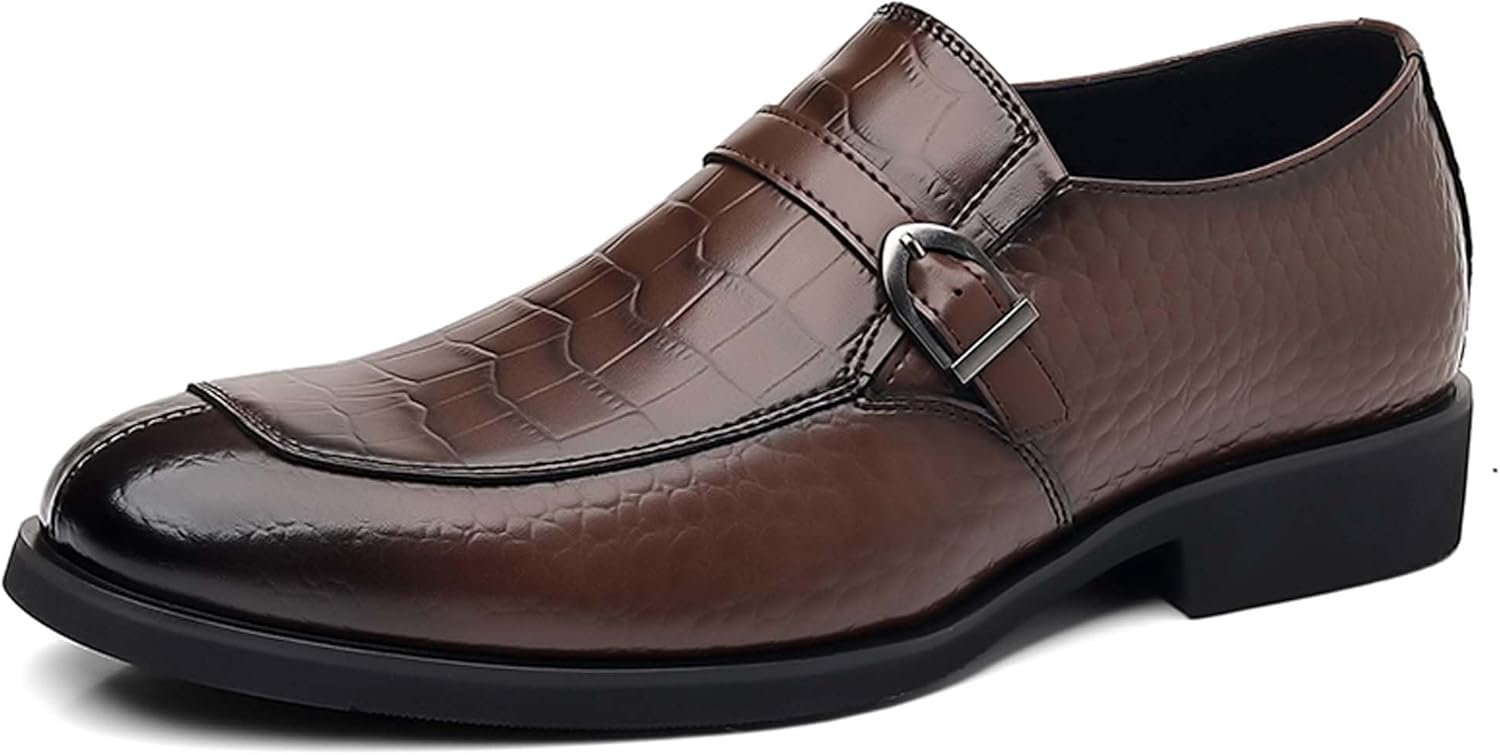 

Мужские лоферы Penny с классической пряжкой, деловые повседневные формальные туфли, противоскользящие, для ходьбы, вождения, офисной формы, банкетов, церкви, костюмных нарядов, кожаные туфли, черные, коричневые Generic