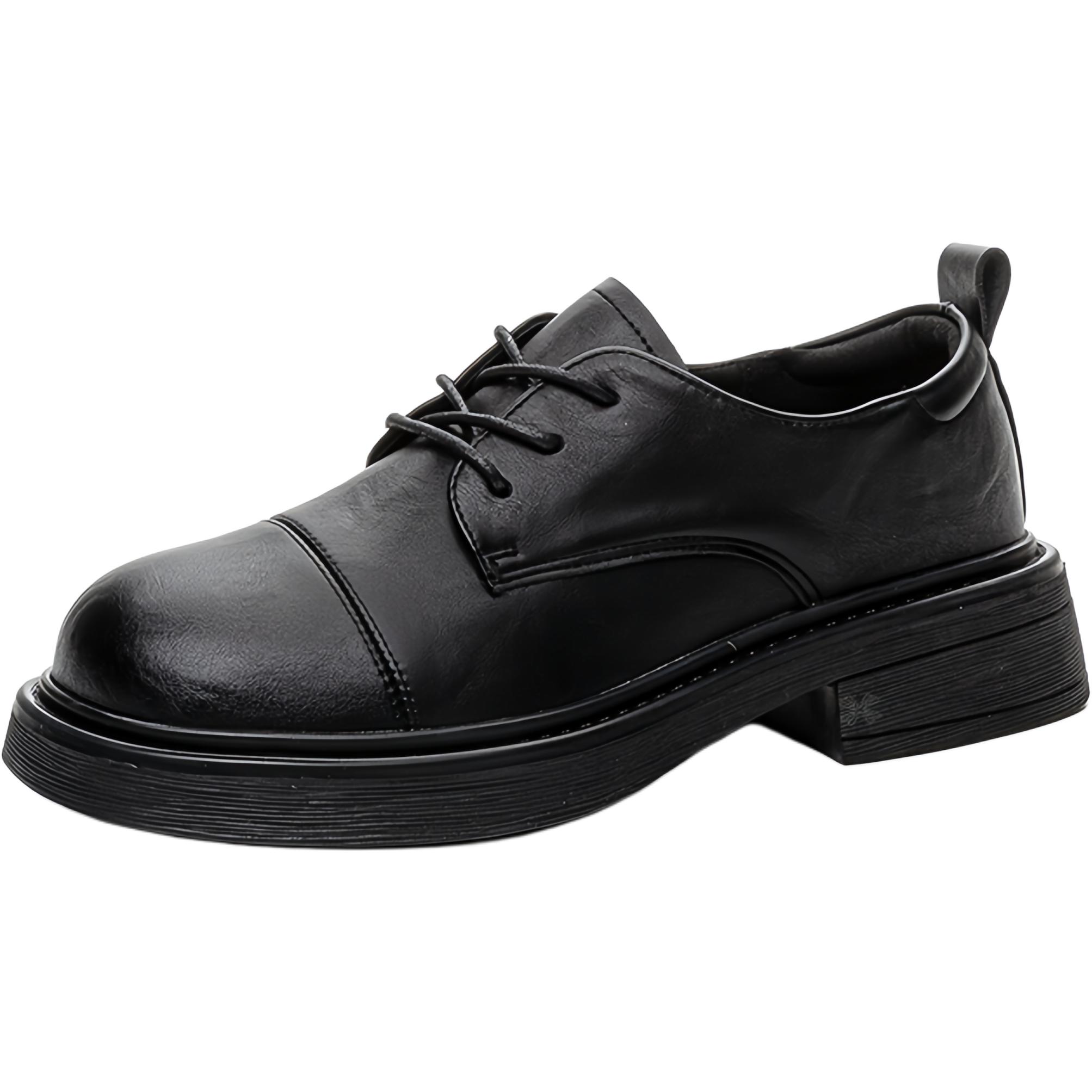 

Износостойкая противоскользящая кожаная обувь для детей и подростков YUZHAOLIN, черный