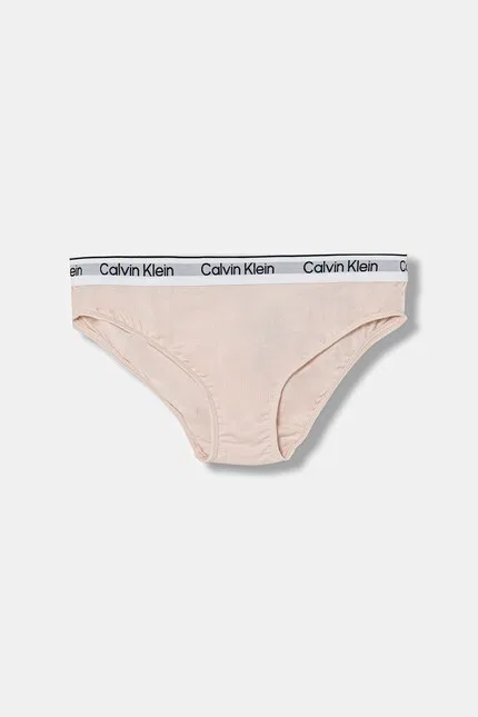 Трусы детские хлопковые 2 шт Calvin Klein Underwear, розовый — фото 3