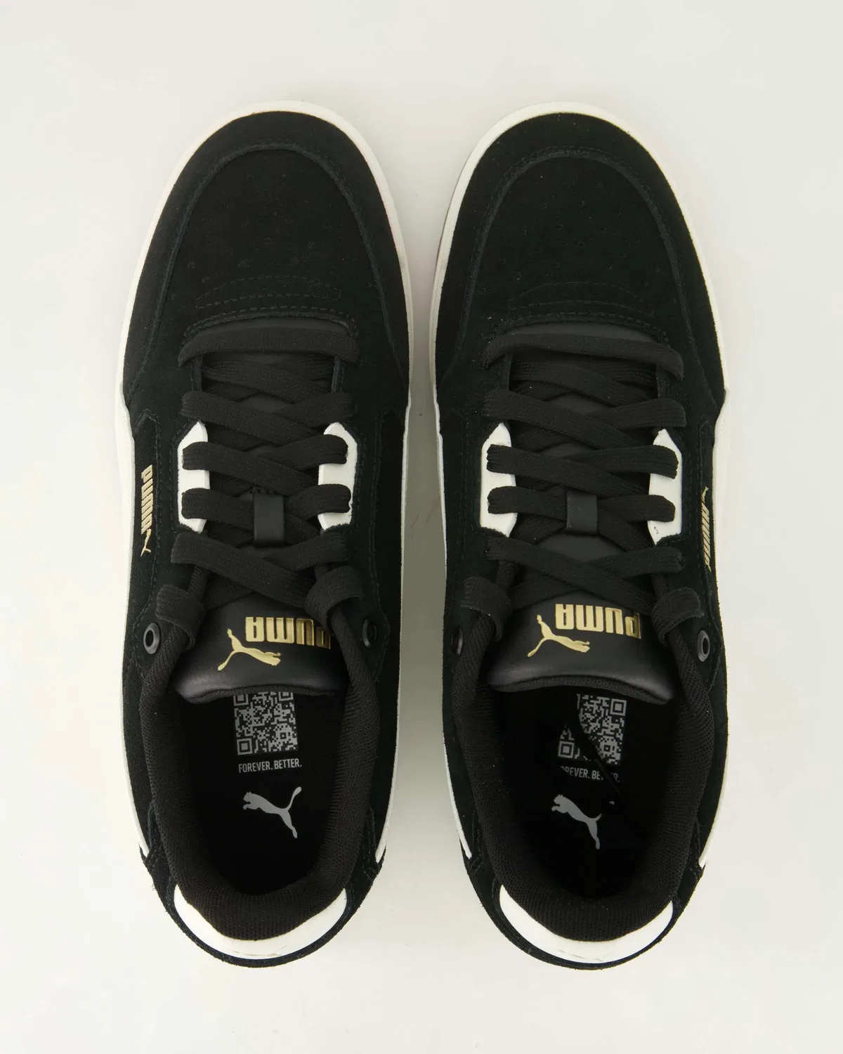 Sneakers low из кожи и текстиля Puma, черный — фото 4