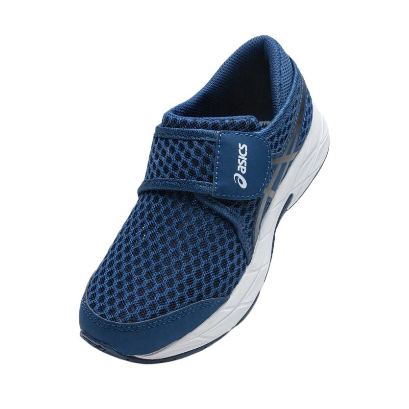 Детские кеды Детские низкие темно-синие Asics, темно-синий — фото 4