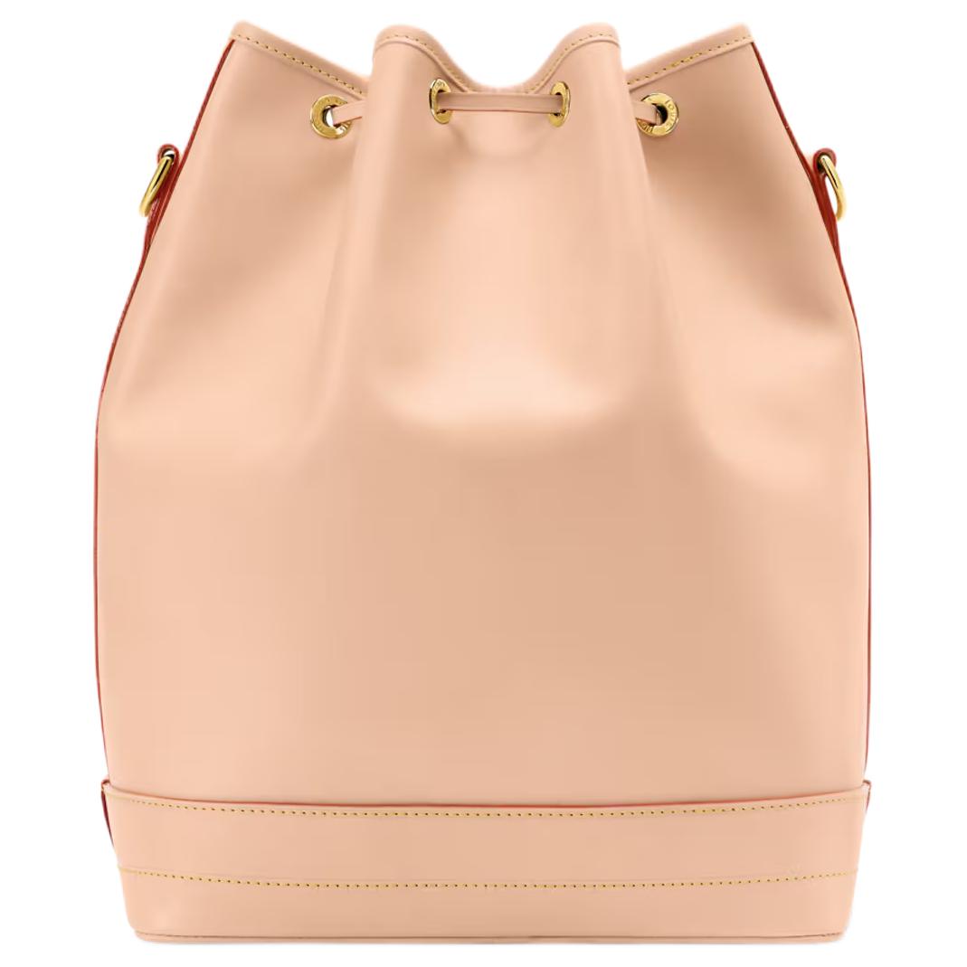 LOUIS VUITTON Сумка-ведро NOE из коровьей кожи, средняя, через плечо, кроссбоди, женская, бежевая — фото 3
