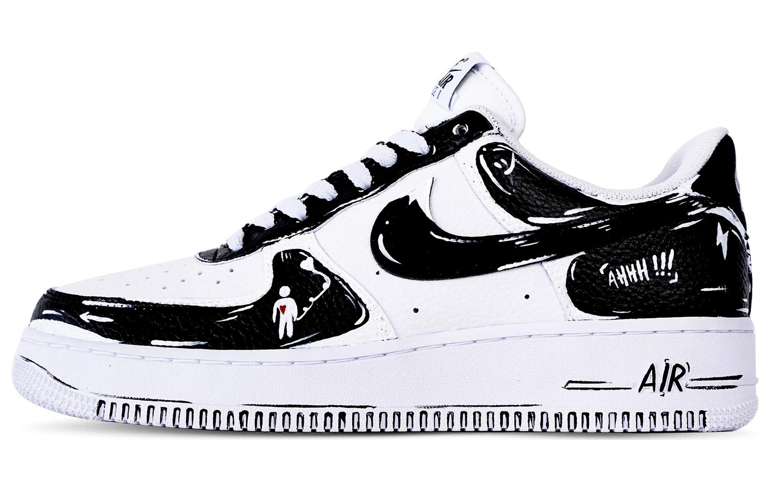 

Кроссовки Nike Air Force 1 Skateboard Shoes Unisex Low-Top Black White
