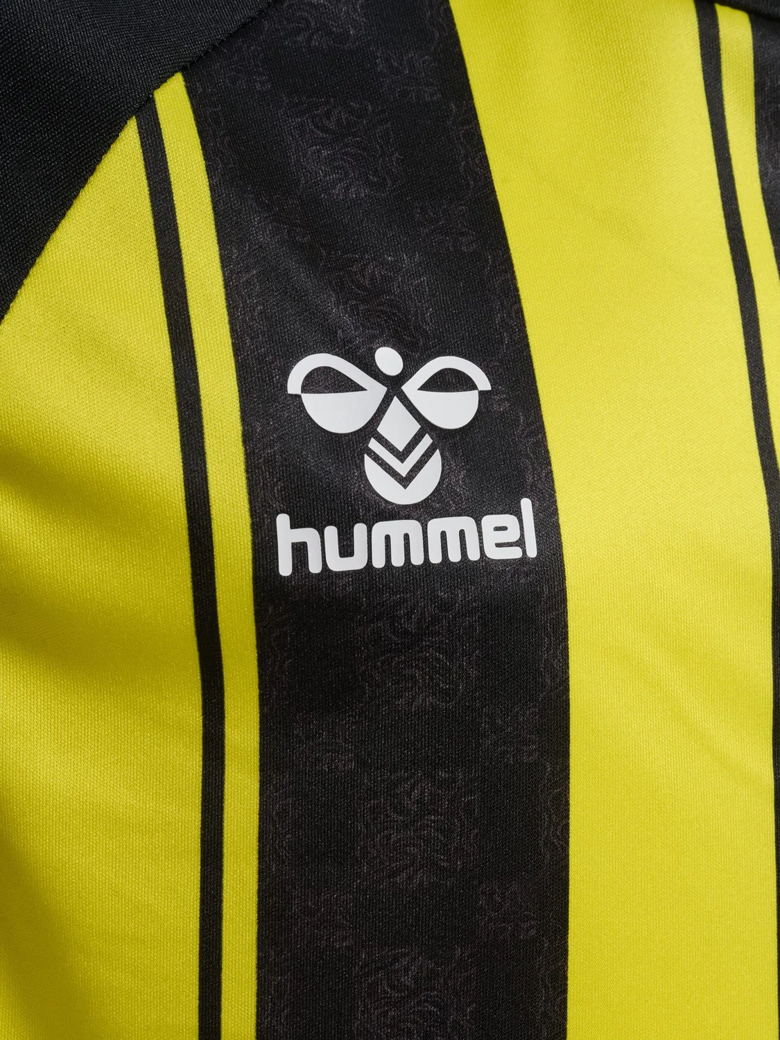 Футболка с рагланом, детская, Hummel, blazing yellow/black — фото 3