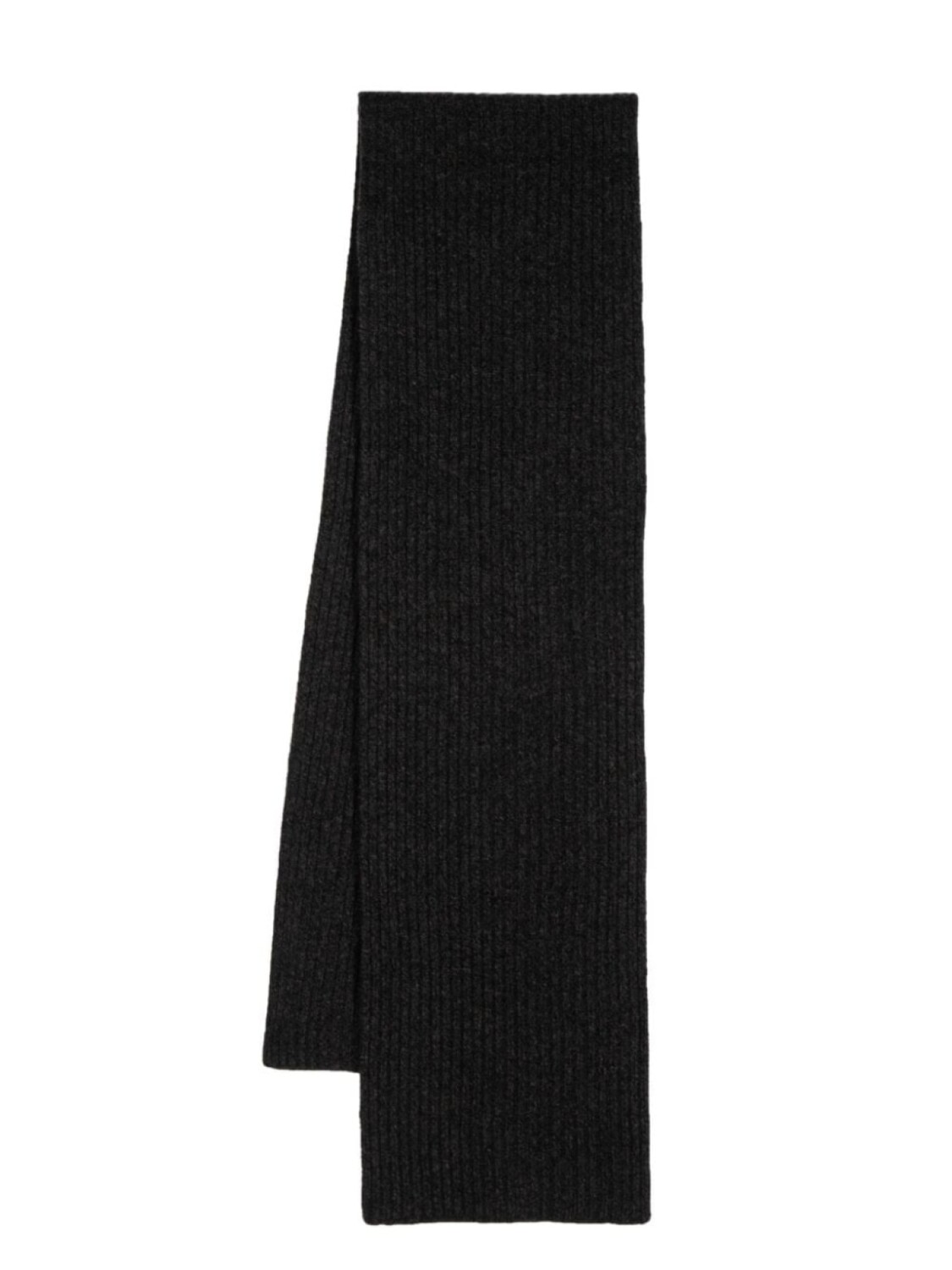 

N.Peal шарф Short Ribbed, черный