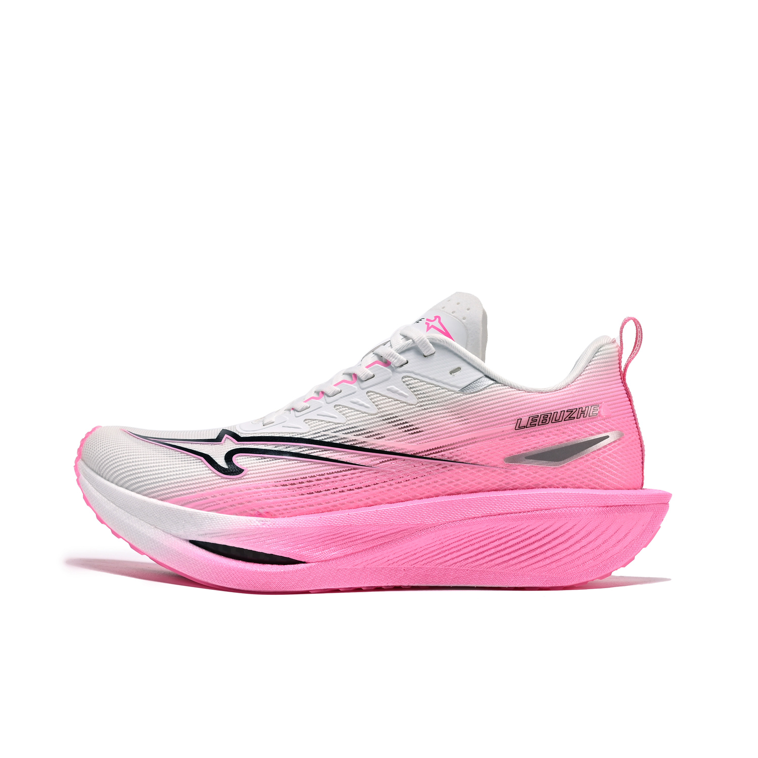 LEBUZHE Низкие кроссовки для бега унисекс Cherry Blossom Lime Mismatched, цвет Cherry Blossom Lime Mismatched — фото 3