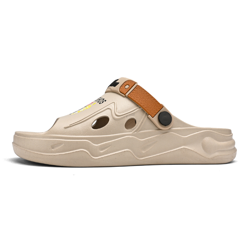 

LONGYING Пляжные сандалии мужские хаки коричневые, цвет Khaki Brown
