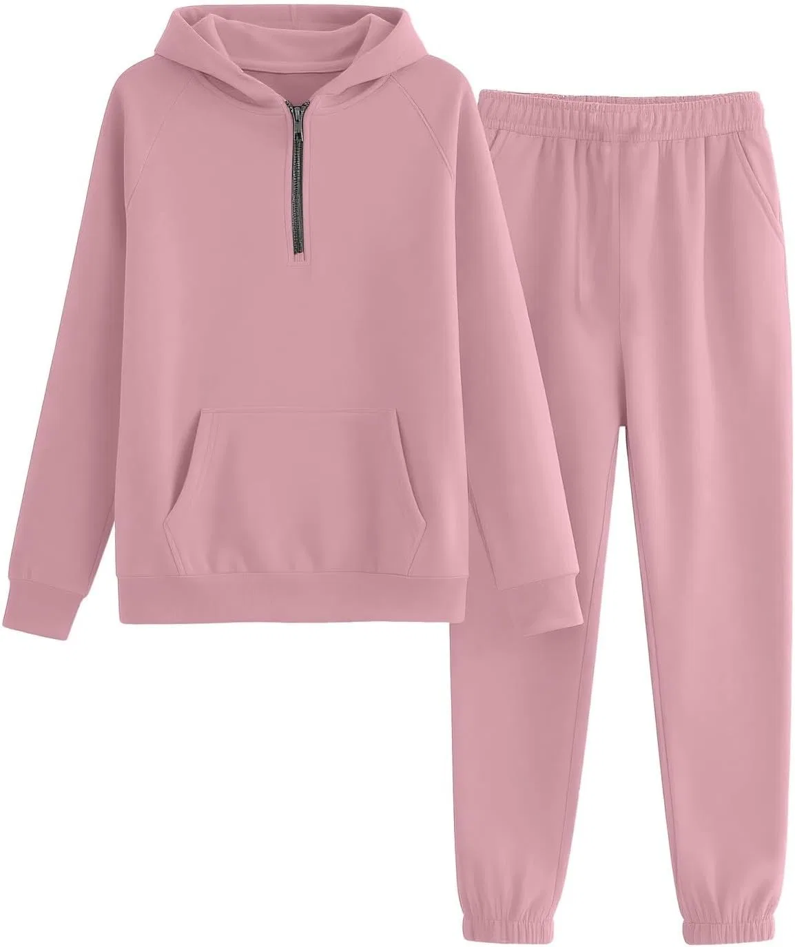 Детский спортивный костюм флисовый, Generic, 2 предмета, Pink — фото 2