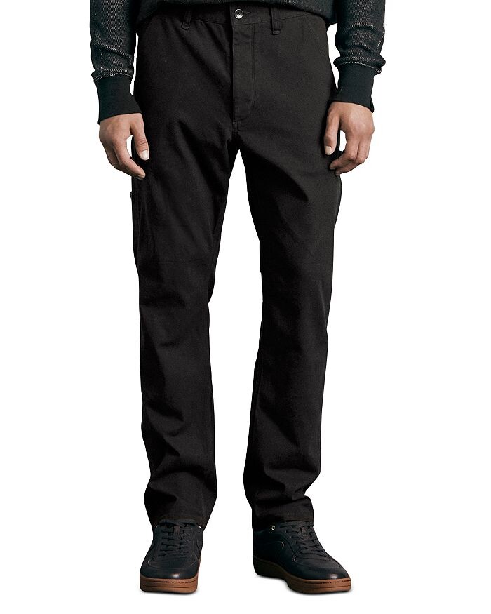 

Широкие брюки оверсайз rag &bone Carpenter rag & bone, черный