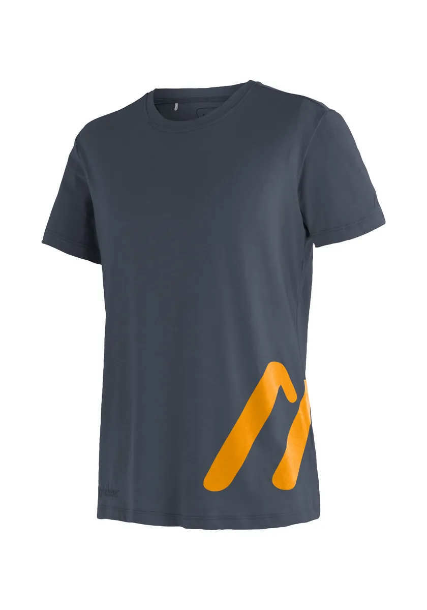 

Спортивная футболка Maier "Logo Tee M", мужская рубашка с короткими рукавами и принтом для походов и отдыха Maier Sports, цвет Graphit