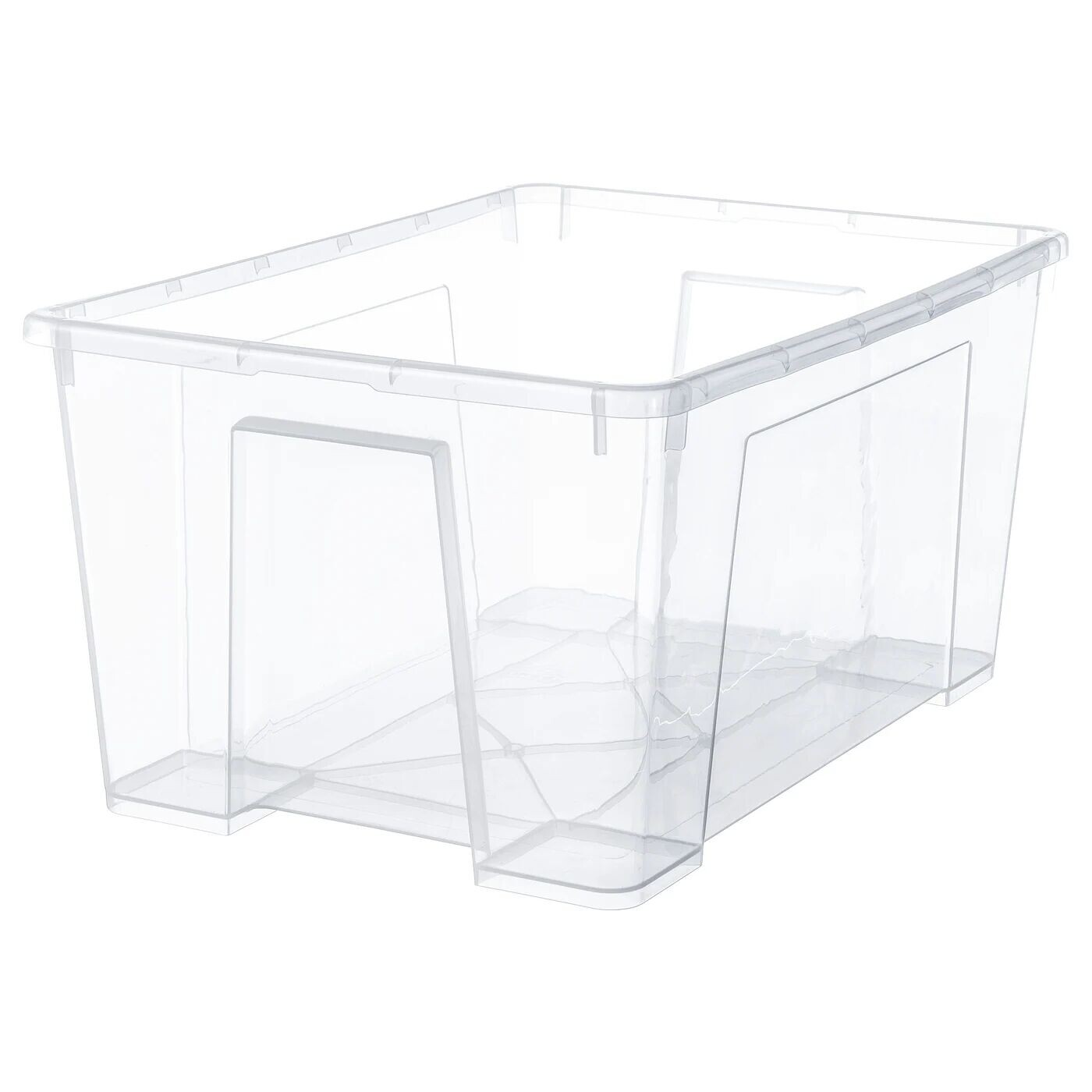 

Коробка, прозрачная, 56x39x28 см/45 л, SAMLA IKEA