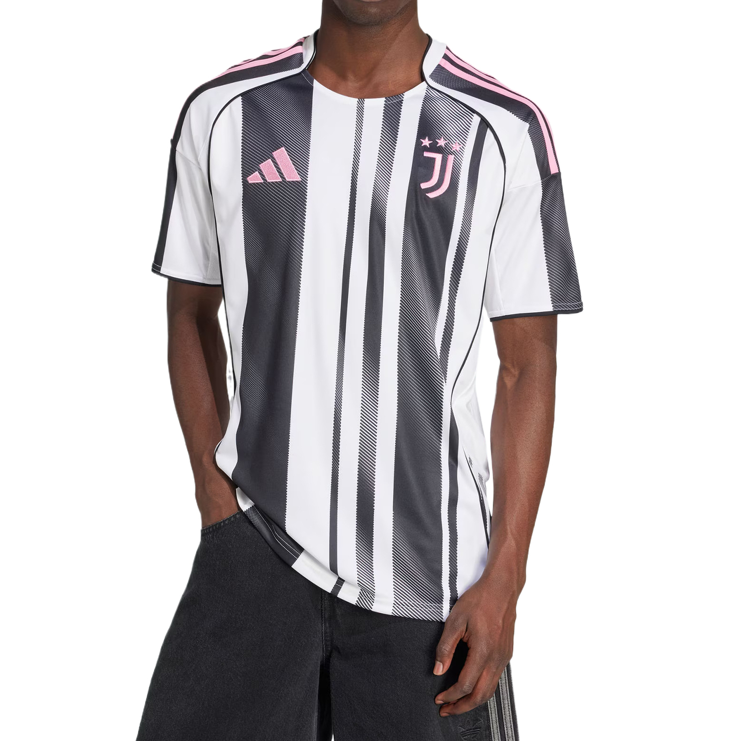 С AdiClub Juventus 25/26 домашняя футболка Adidas, белый — фото 3