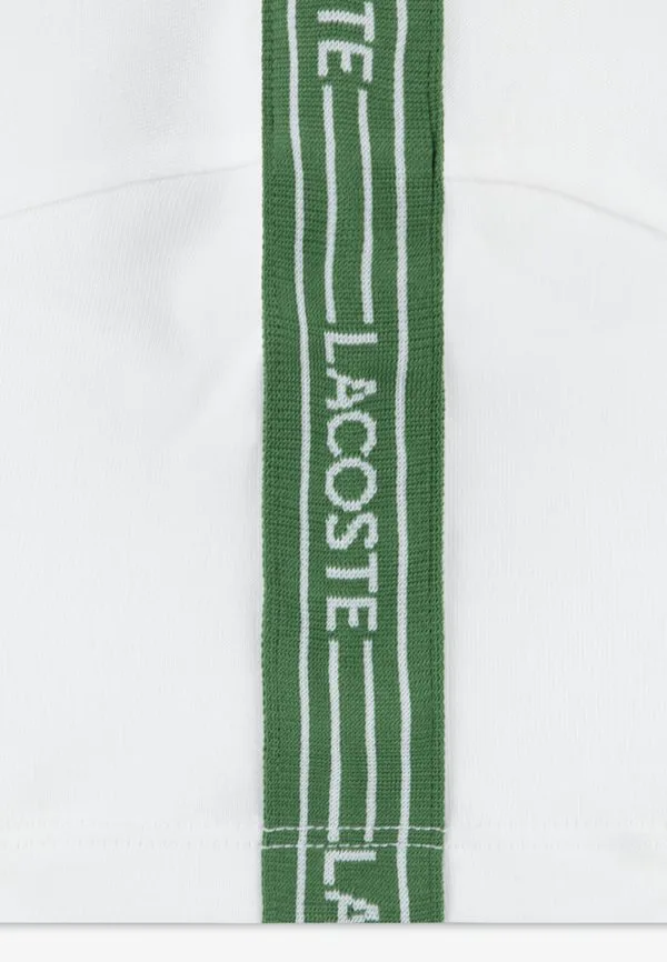 Футболка с тейпированием, базовая футболка Lacoste, Farine — фото 4