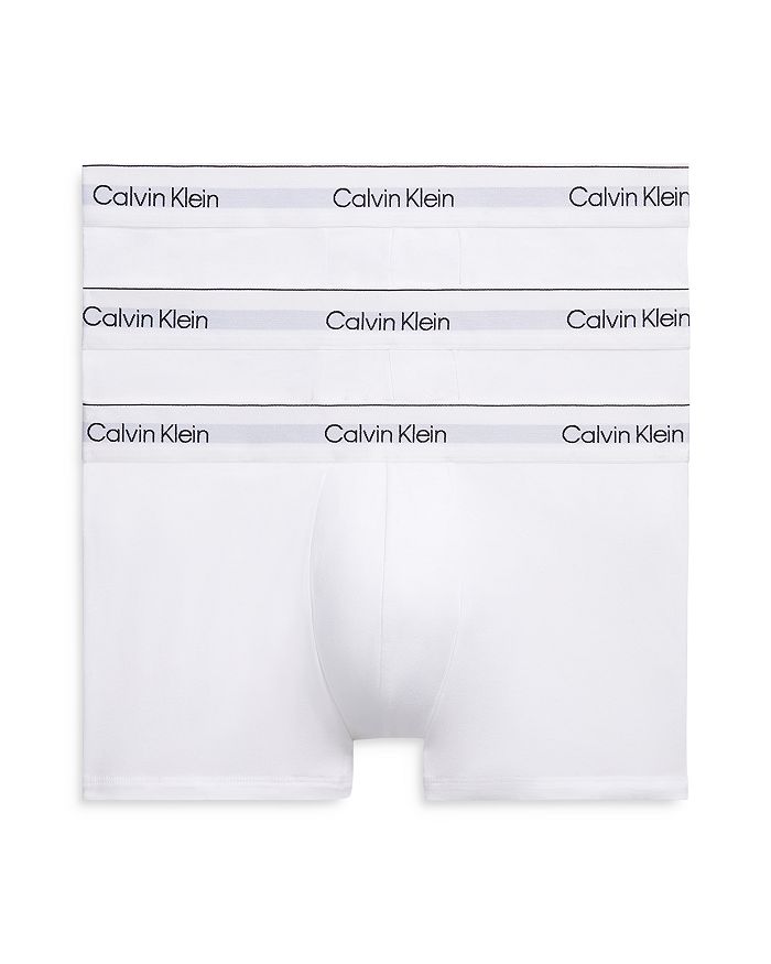 

Низкие трусы, 3 штуки Calvin Klein, белый