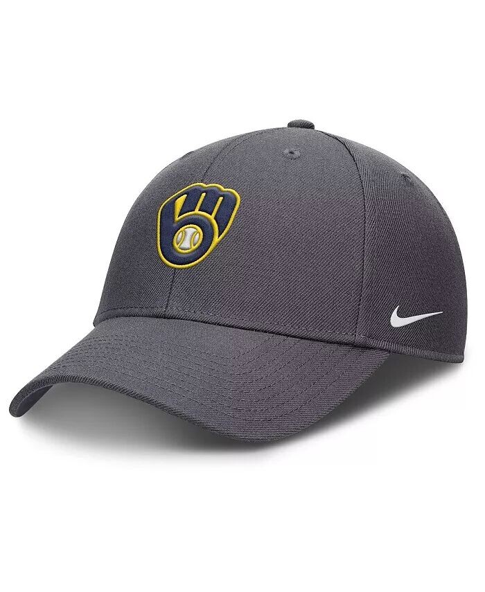 

Мужская серая бейсболка Milwaukee Brewers Club Performance Adjustable Nike