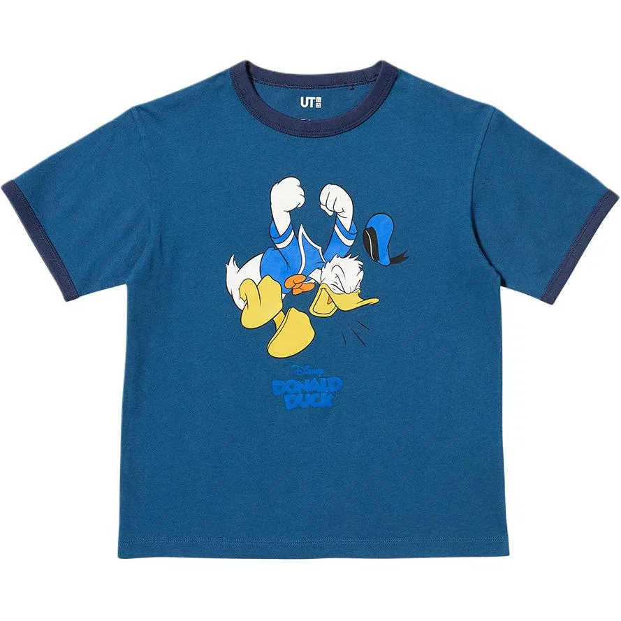 Футболка детская x Disney UT MAGIC For ALL Kids' UNIQLO Sea Blue
