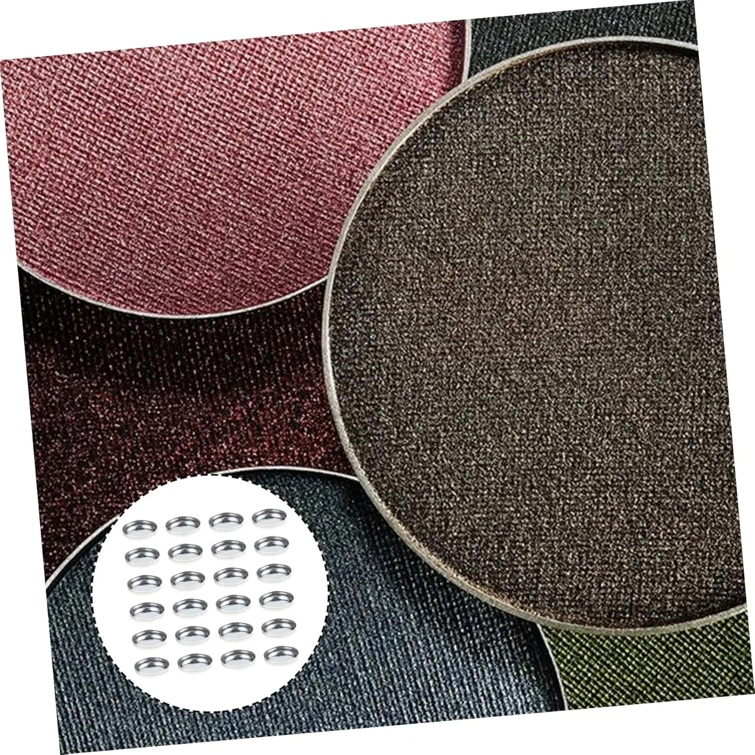 Палетка для теней LEDMOMO 30 пустых ячеек серебристый — фото 3