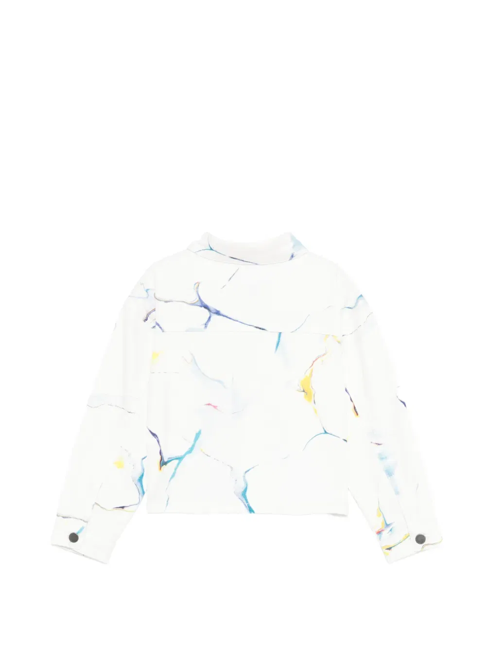 Джинсовая куртка Stella Mccartney Kids, белый — фото 2