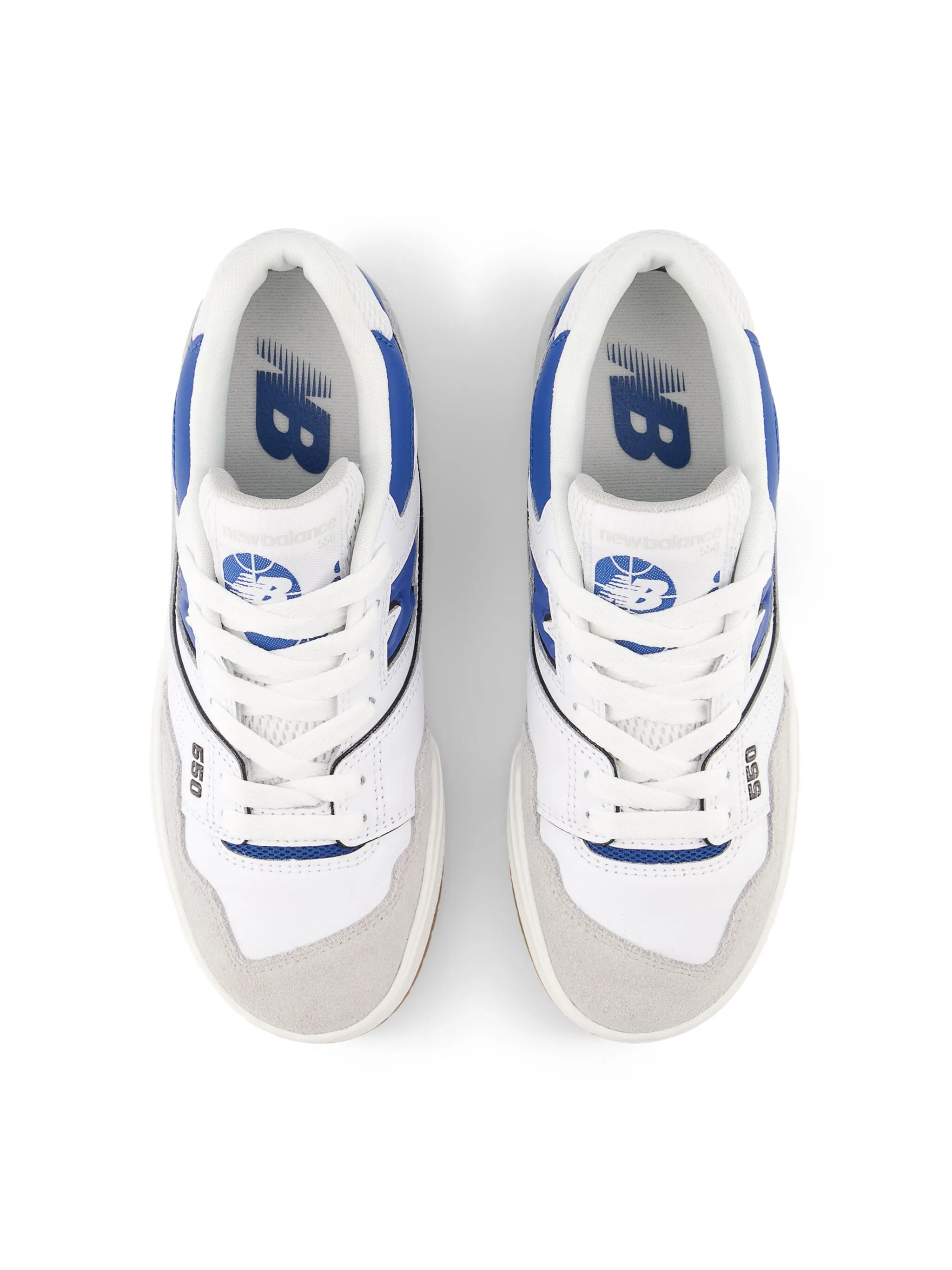 Кроссовки 550 New Balance Kids, белый — фото 4