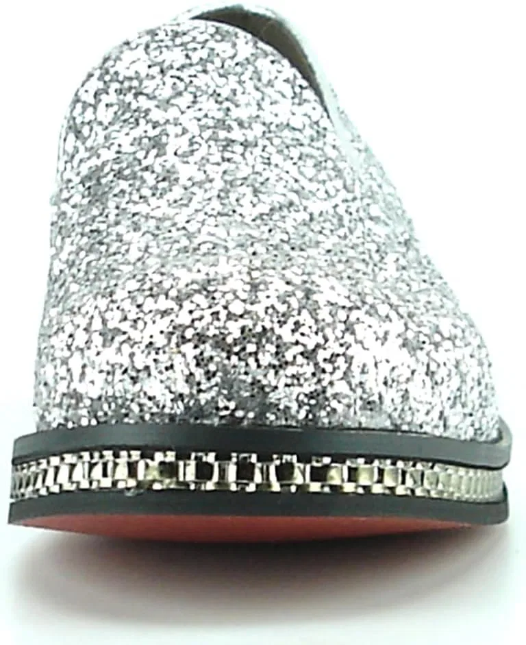Лоферы FI-7118 Glitter Slip on, Silver Fiesso by Aurelio Garcia — фото 2