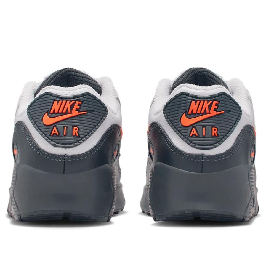 (GS) Nike Air Max 90 SE 'Vast Grey Safety Orange' — фото 3