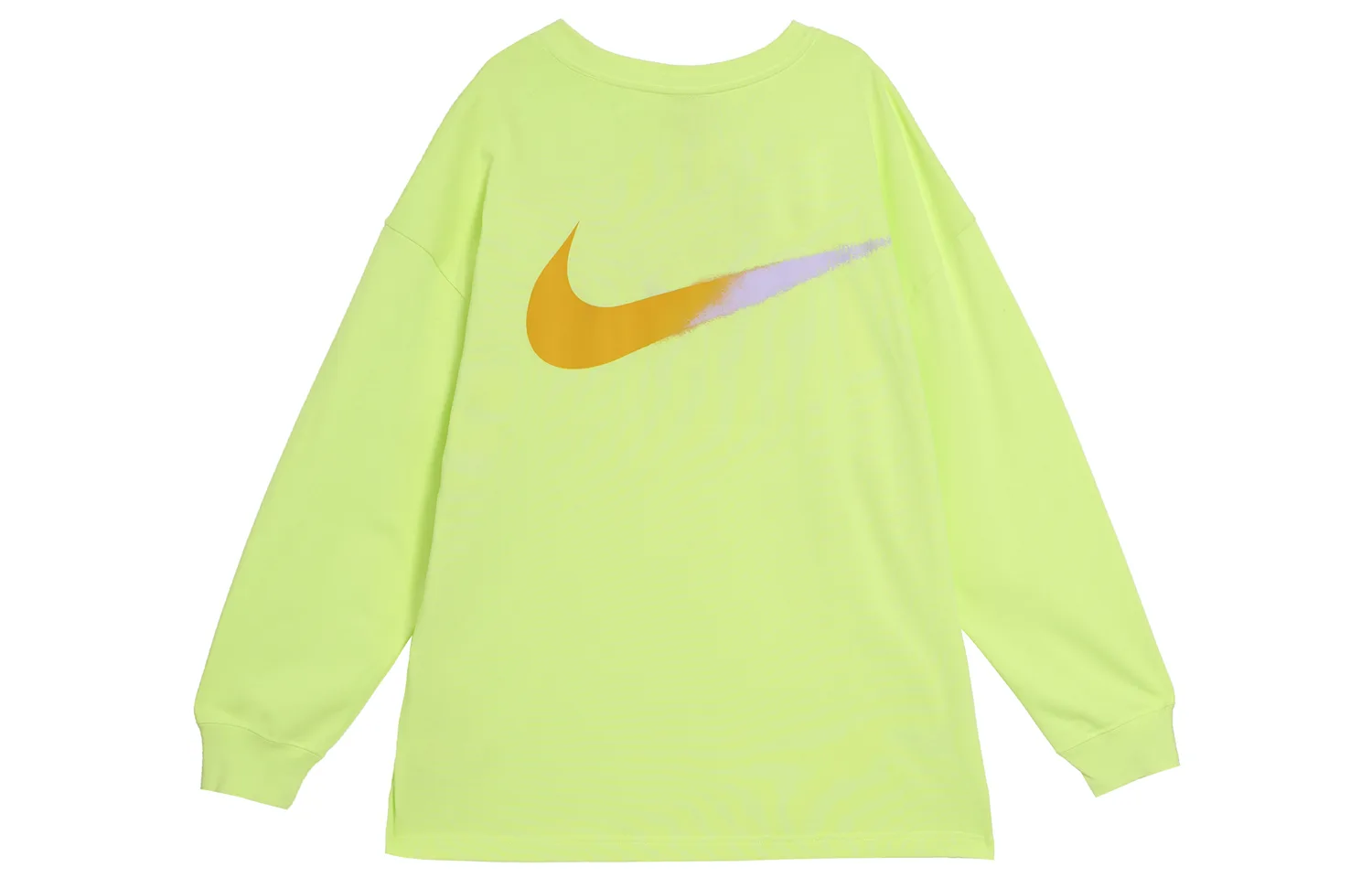 Футболка с рукавом дроп-шоулдер женская светло-лимонная Nike, Light Lemon — фото 4