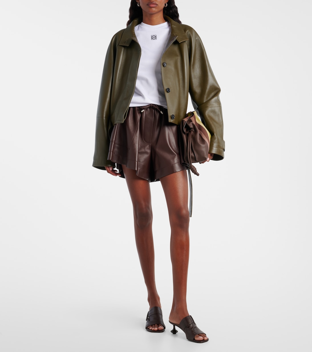 Футболка Anagram из хлопковой смеси Loewe, белый — фото 2