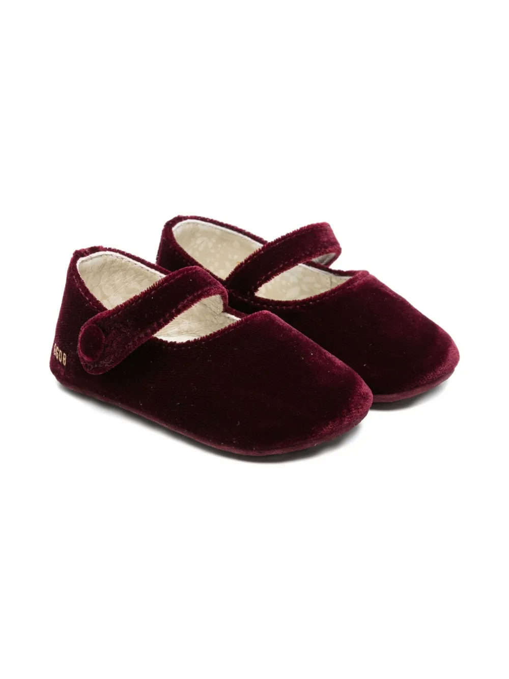 

Бархатные балетки Sofi Golden Goose Kids, красный