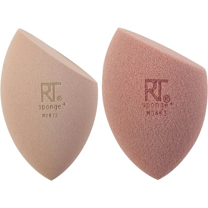 

Новые Nudes Real Reveal Sponge Duo Спонжи для растушевки макияжа Real Techniques