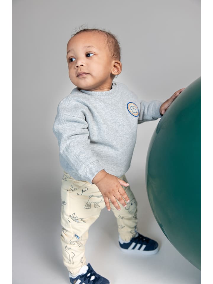 

Рубашка Starbuck с длинными рукавами серого меланжевого цвета Noppies