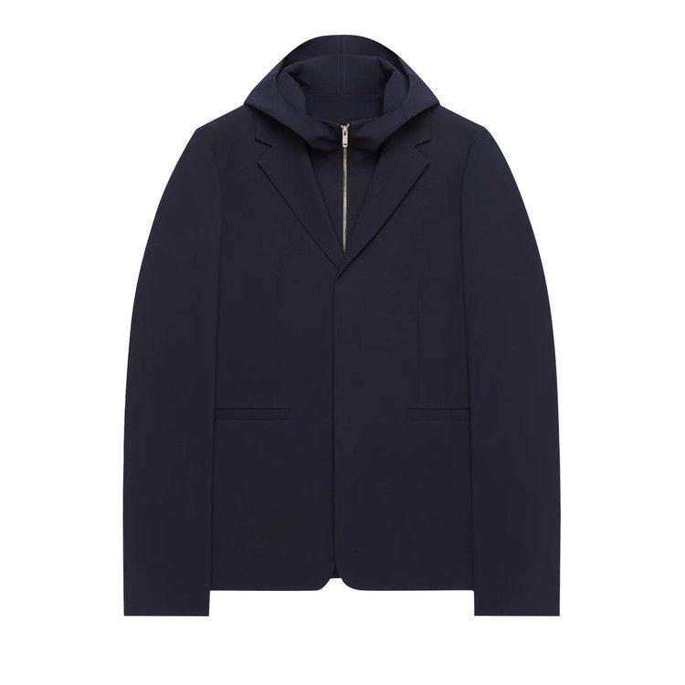 

Утепленный жилет Givenchy Single-Breasted Layered Hooded Vest, Navy