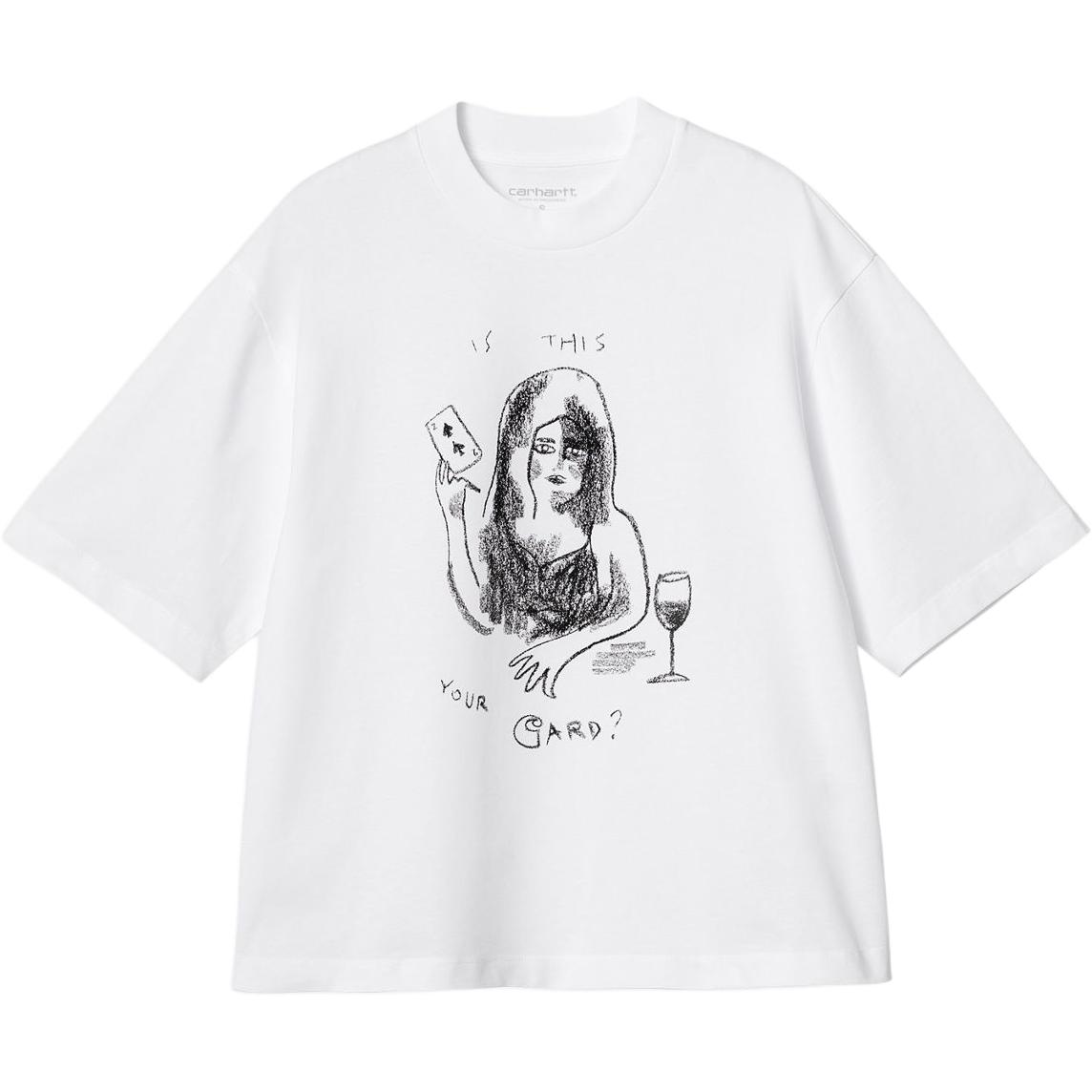 

Carhartt WIP Футболка с рукавом дроп-шоулд женская белая