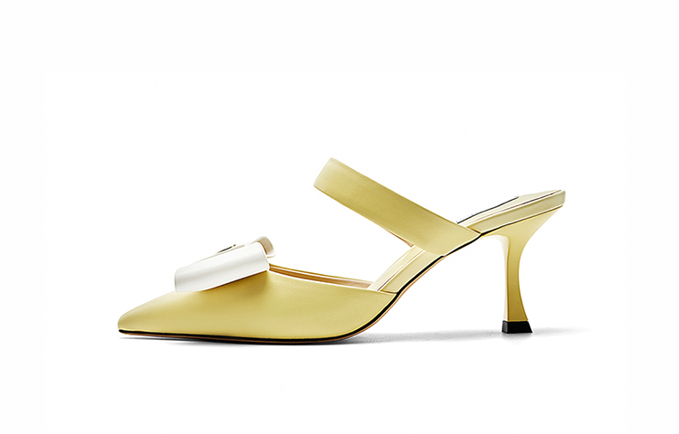 NINE WEST Женские туфли на высоком каблуке Желтый/Слоновая кость - Слоновая кость, цвет Ivory — фото 3