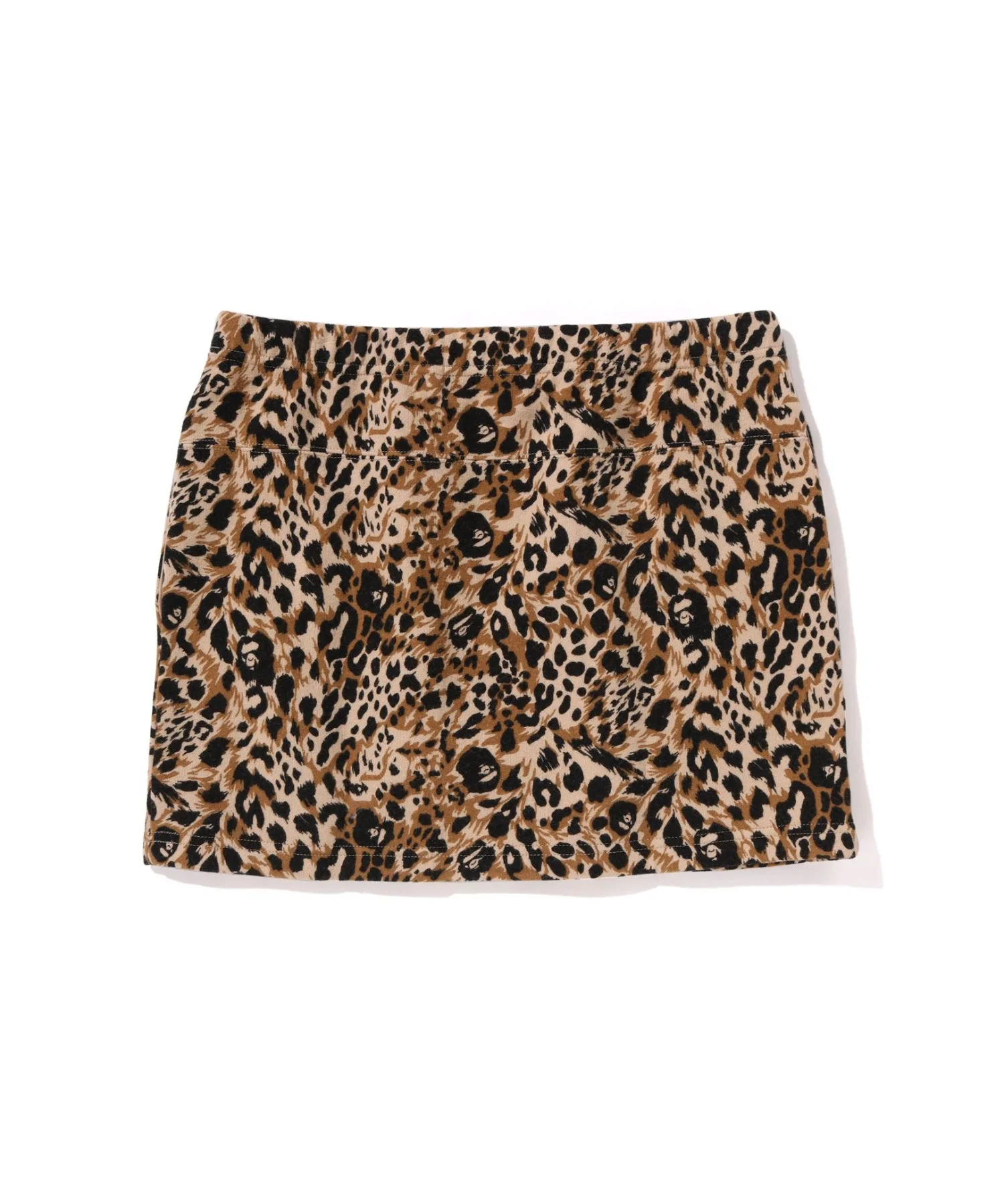 Женская юбка A BATHING APE WILD LEOPARD PATTERN SWEAT SKIRT — фото 2