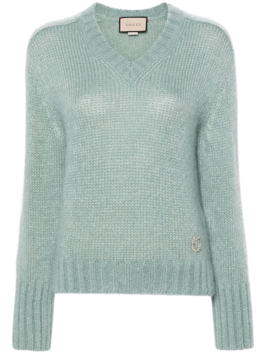 

Gucci джемпер с логотипом Interlocking G, зеленый