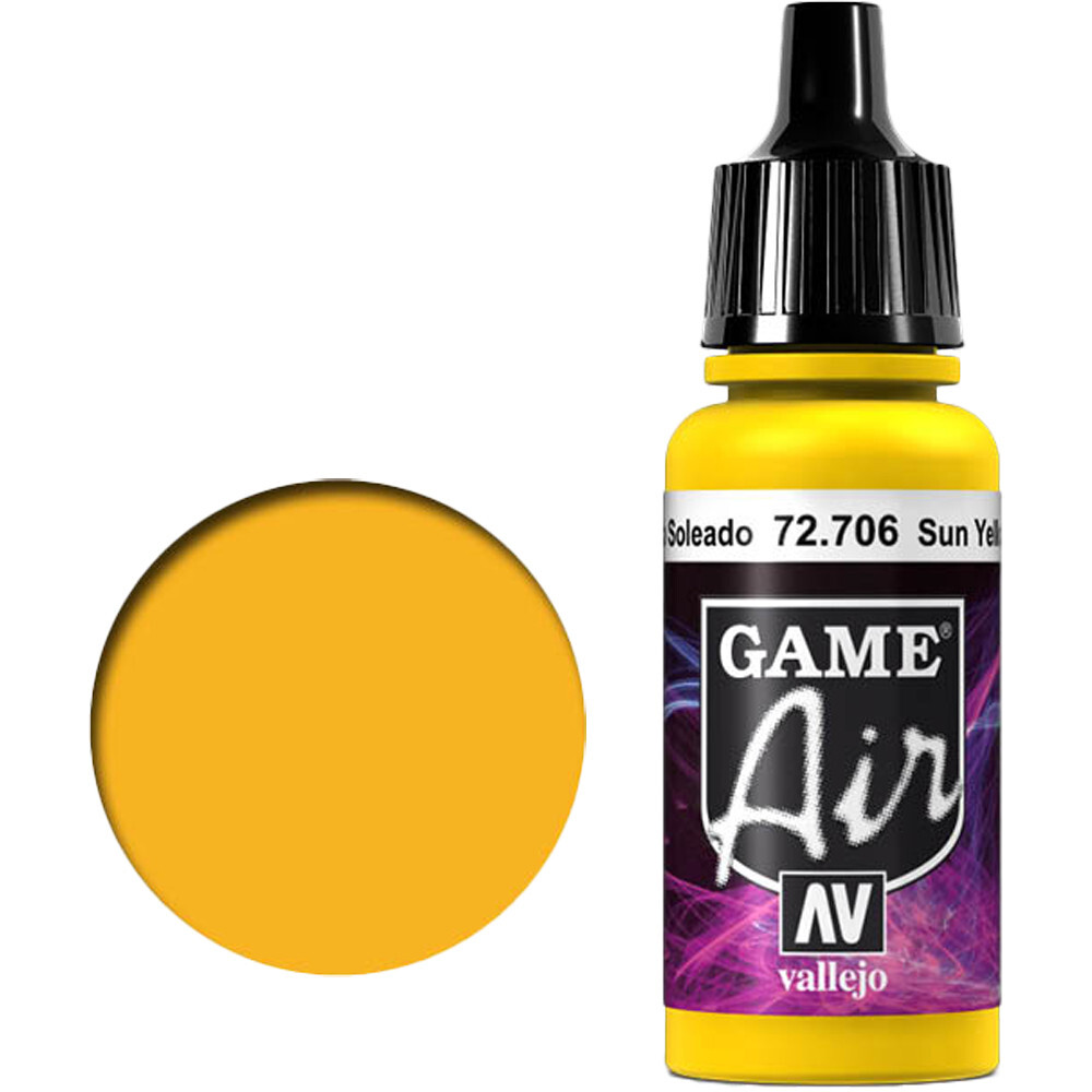

Аксессуары Vallejo Game Air: Sun Yellow (17ml)