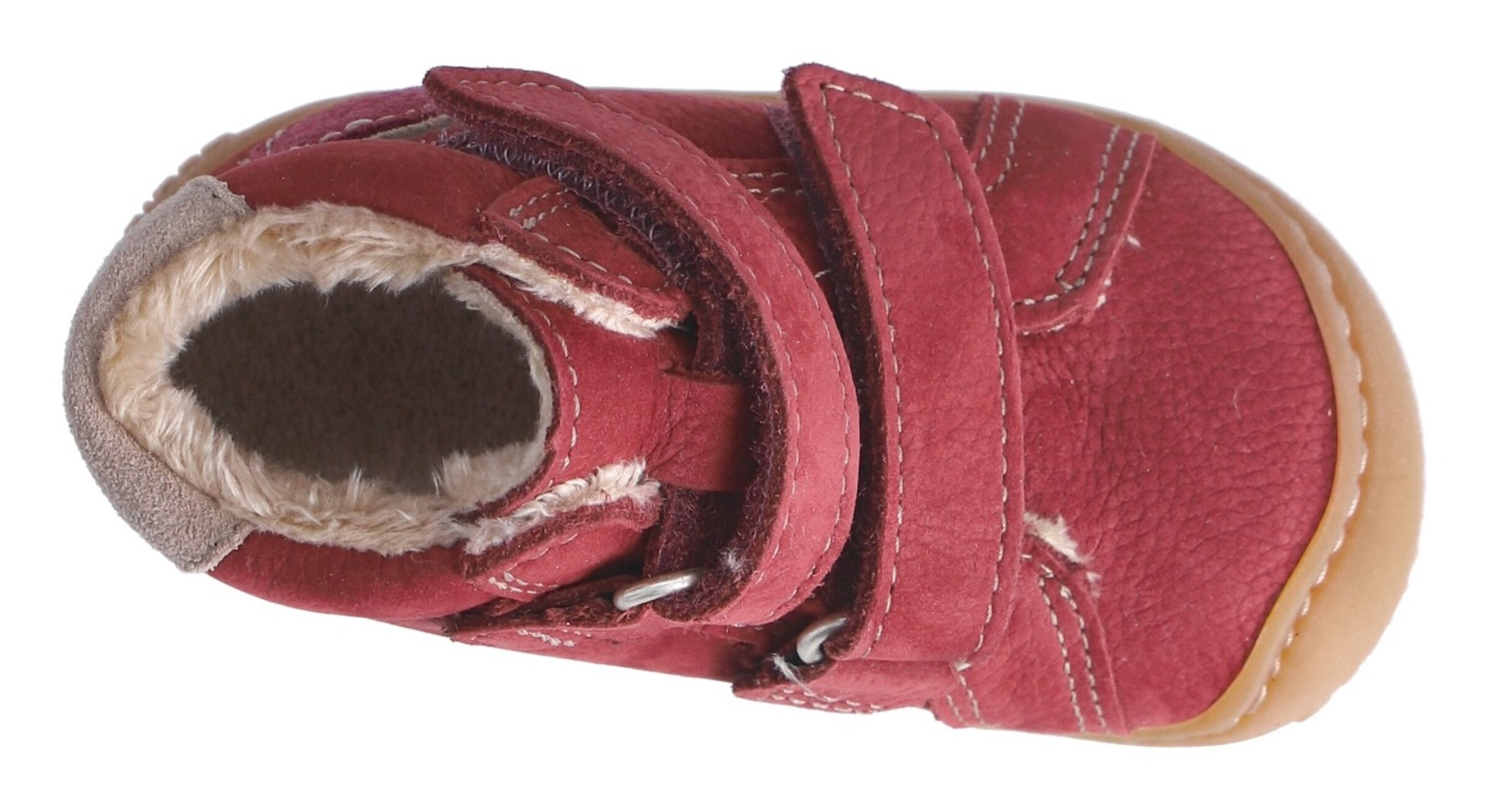 PEPINO by RICOSTA First-Step Shoes в красном цвете — фото 3
