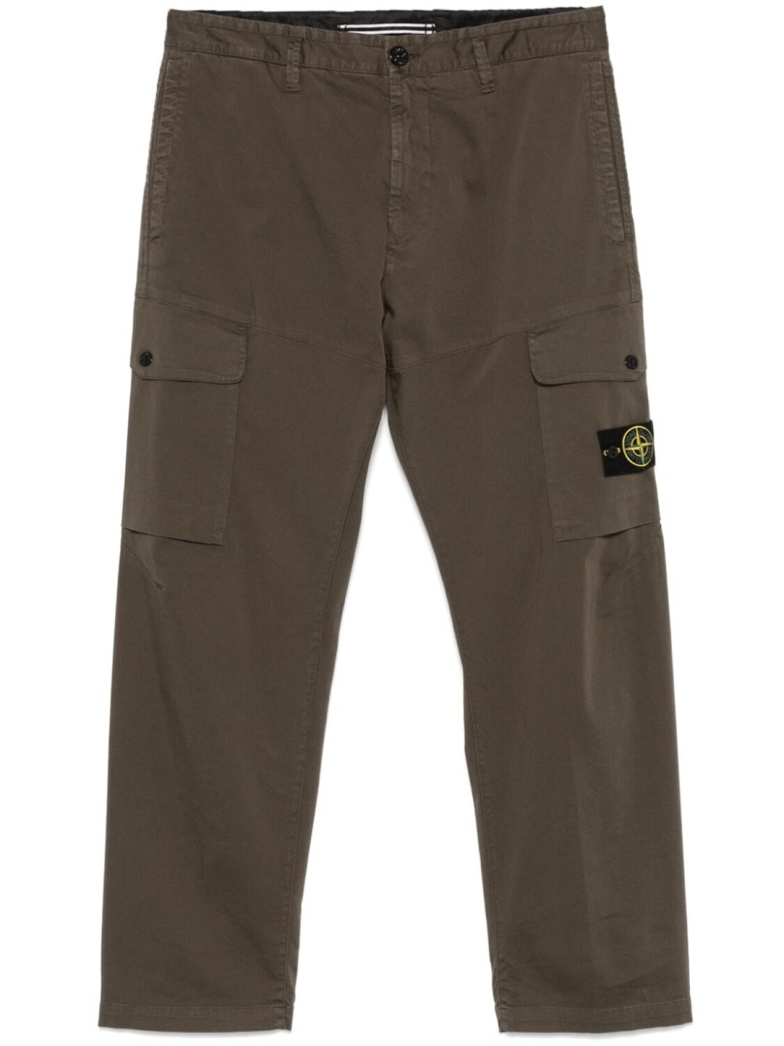 

Stone Island брюки с нашивкой Compass, зеленый