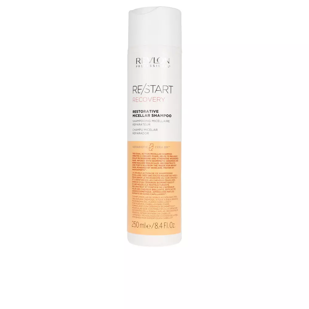 

Шампунь re-start recovery restorative micellar shampoo Revlon, 250 мл.