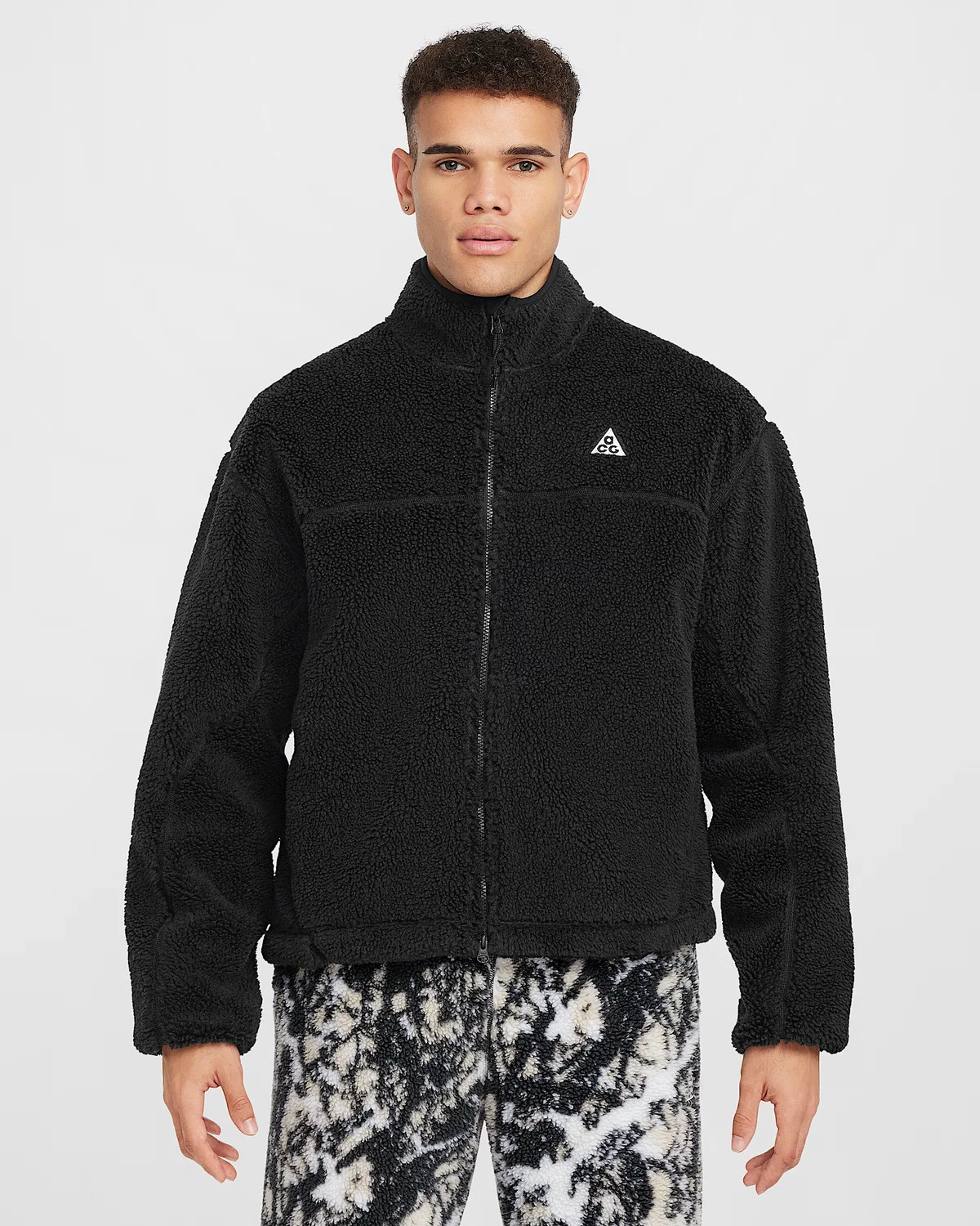 Мужская ветрозащитная куртка Nike ACG "Canwell Glacier" с технологией Therma-FIT ADV, Black/Black/Summit White