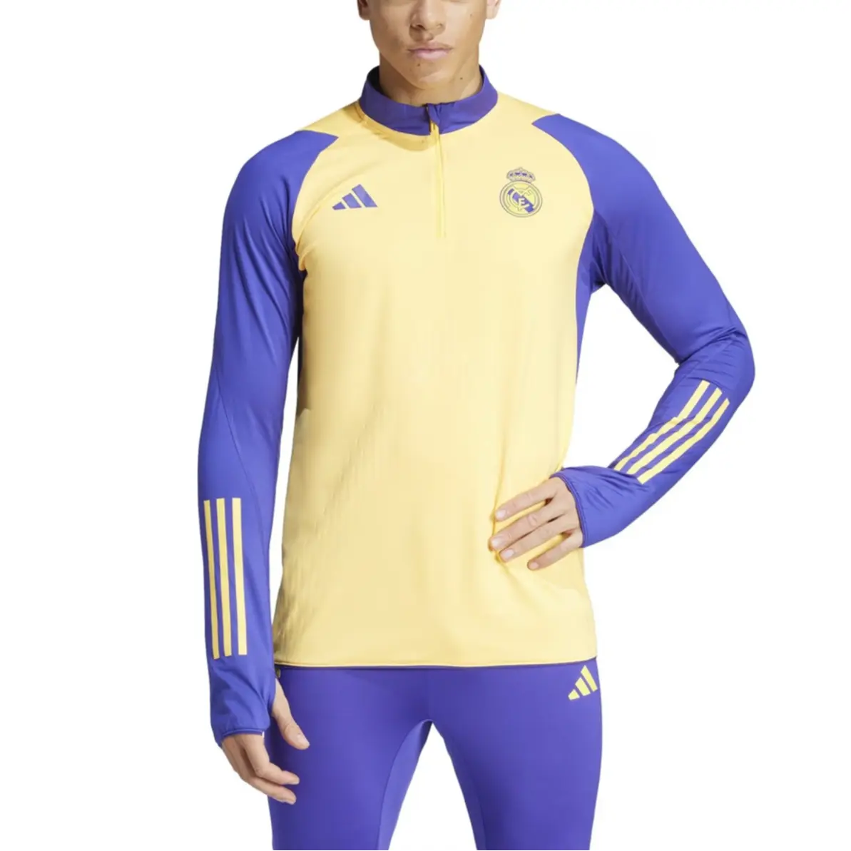 Футболка Real Madrid мужская Adidas, желтый — фото 3