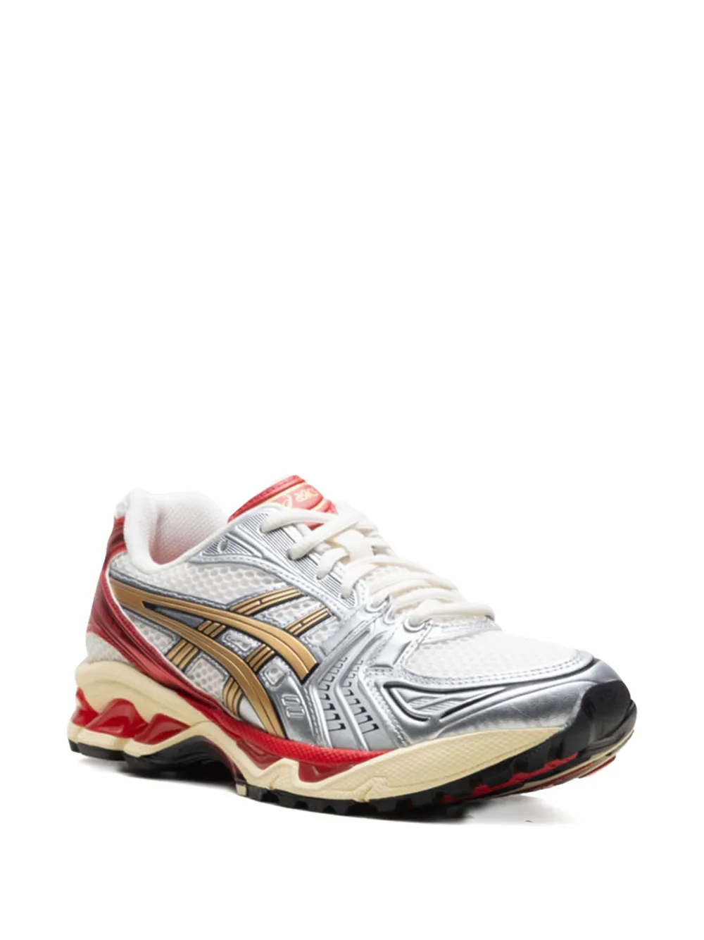 Кроссовки GEL-KAYANO 14 Cream/Pure Gold из коллаборации с Politics ASICS, белый — фото 2