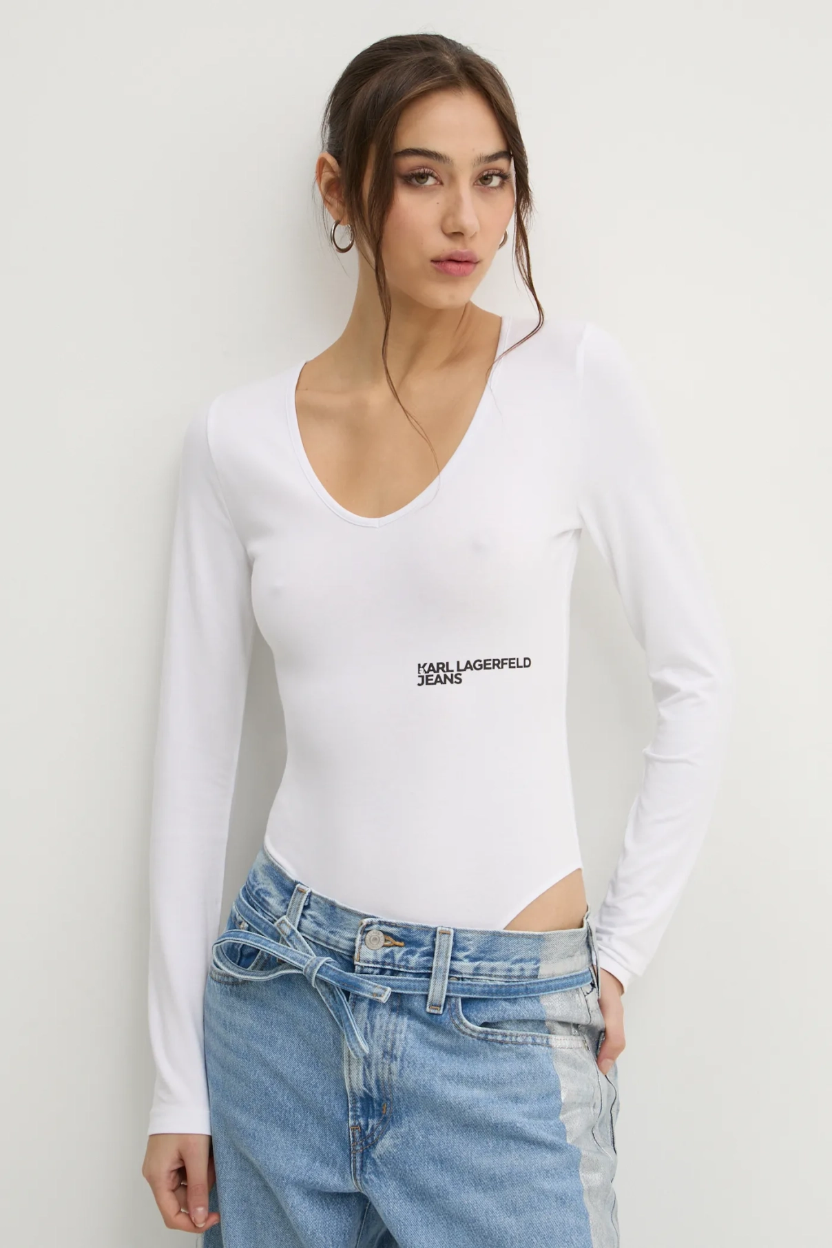 

Боди Karl Lagerfeld Jeans, белый
