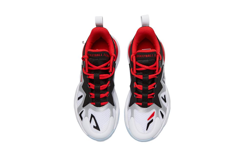 Износостойкие детские баскетбольные кроссовки low top FILA KIDS, белый/черный — фото 4