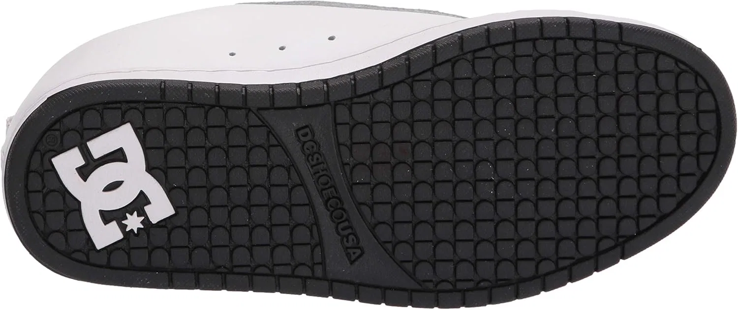 Мужские скейтбордические кроссовки DC Court Graffic DC Shoes, White Black Black — фото 4