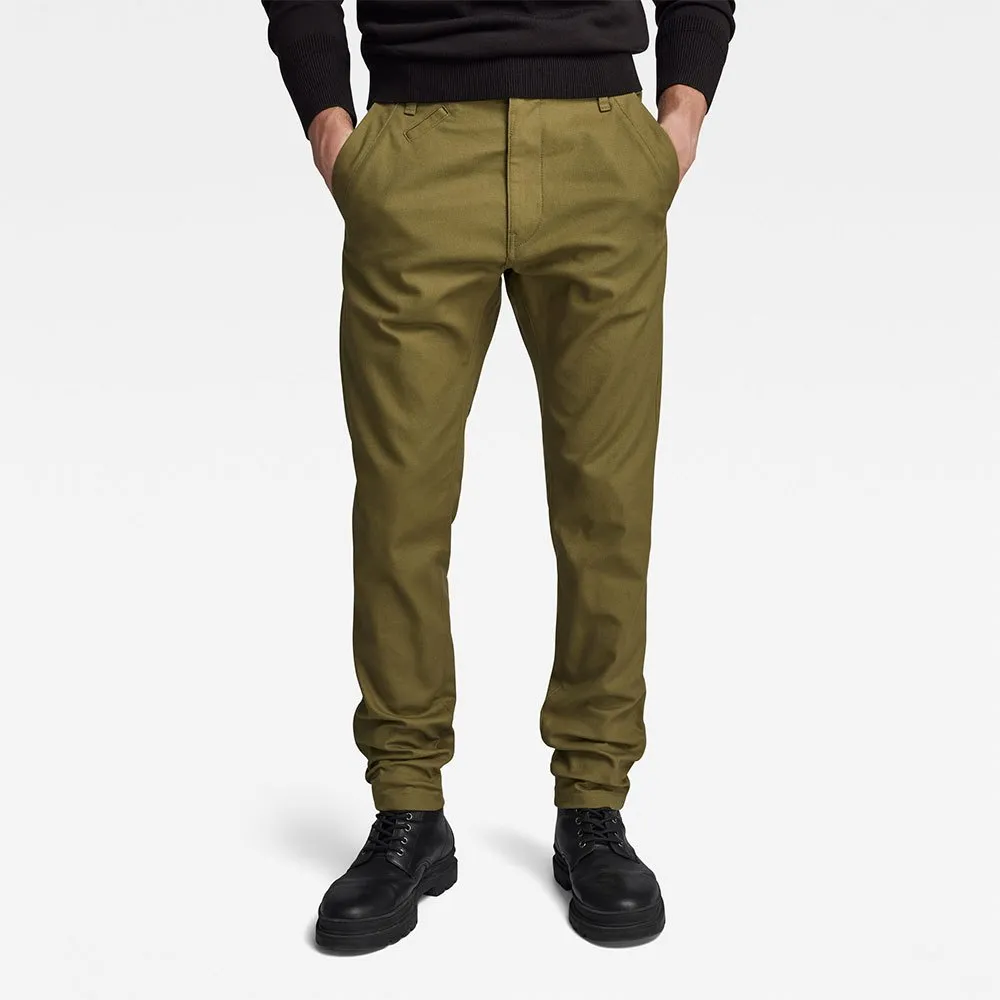 

Брюки чинос G-Star Bronson 20 Slim Fit, зеленый